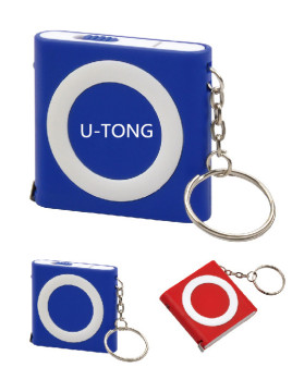 Square Shape Measuring Tape with Light for Promotion