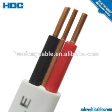 solid copper conductor 2.5mm UL Flat Copper wire PVC insulated Flexible electric cables and wires