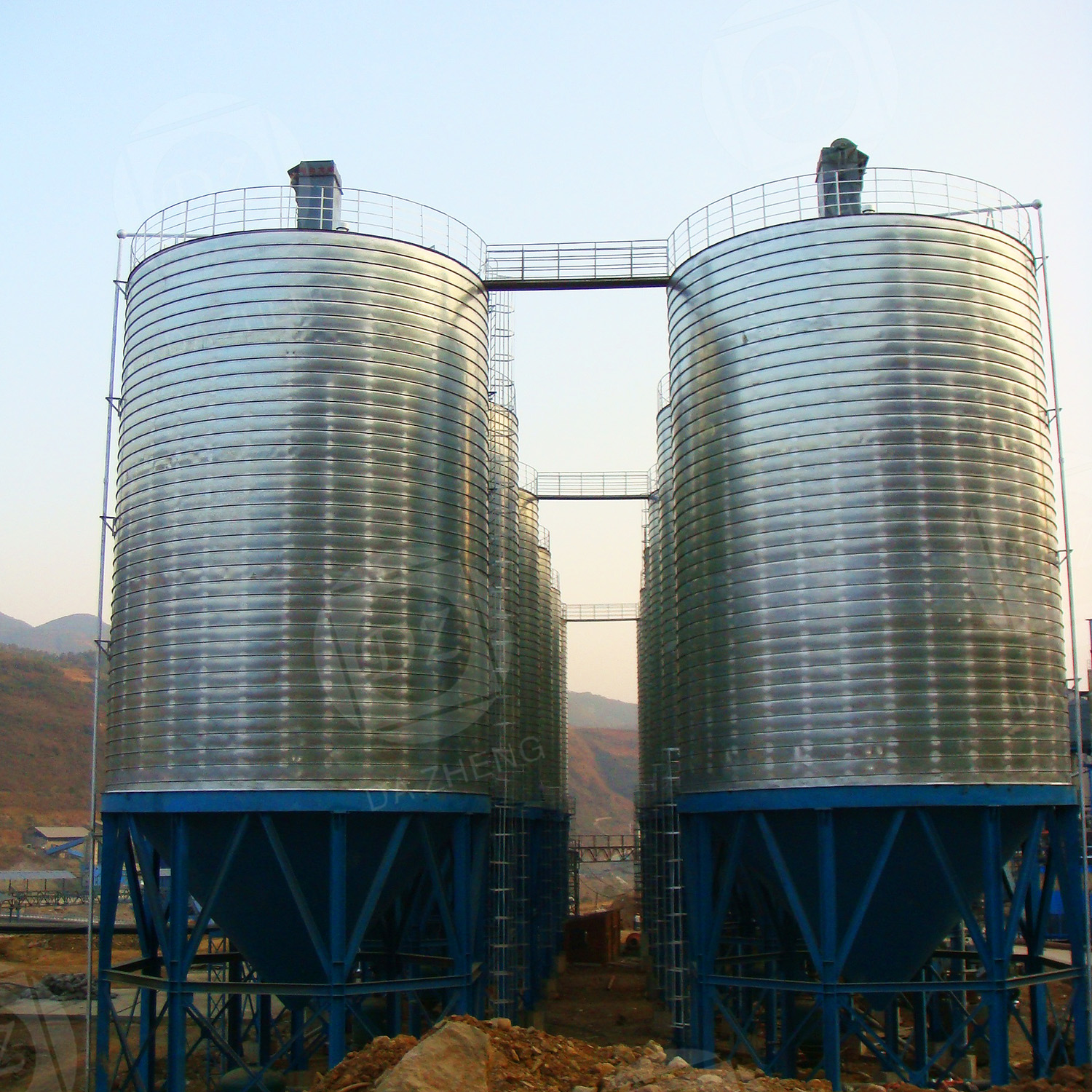 Electric Precipitation Fly Ash Silo