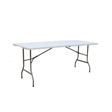 Plastic vouwtafel van 6ft met draaghandvat