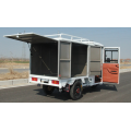 Fully enclosed delivery truck