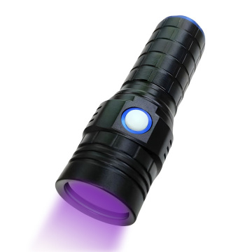 Light USB-C 15W LED-C 15W LED 365 nm avec filtre noir - Torche ultraviolette pratique et durable