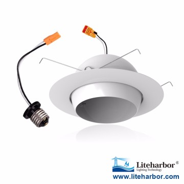 ETL listed to US6 Inch led eyeball lights for recessed downlight