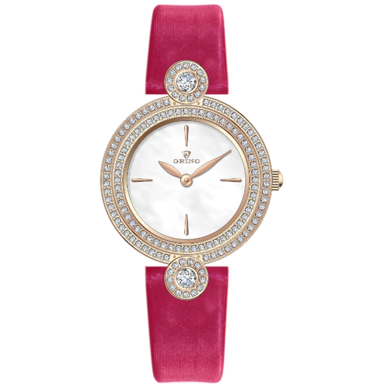 Luxury Rhinaistone Mother of Pearl Quartz Women's Watch