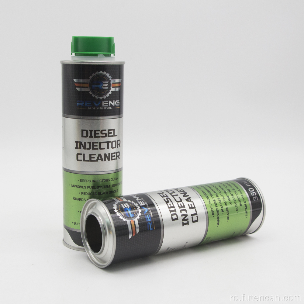 Cutie de tablă simplă din material metalic de 350 ml