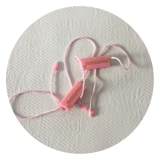 Colorful Plastic Plain String Lock Seal Tag