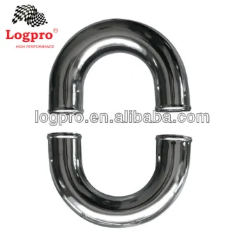 180 Degree Elbow Auto Aluminum Hose Pipe, Alloy Pipe hose,Length:100x100mm/141x141mm,OD:13mm-127mm