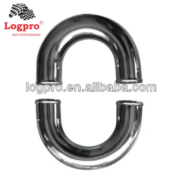 180 Degree Elbow Auto Aluminum Hose Pipe, Alloy Pipe hose,Length:100x100mm/141x141mm,OD:13mm-127mm