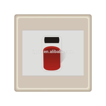 Igoto alloy frame British standard BS 1gang DP 45A wall switch cooker