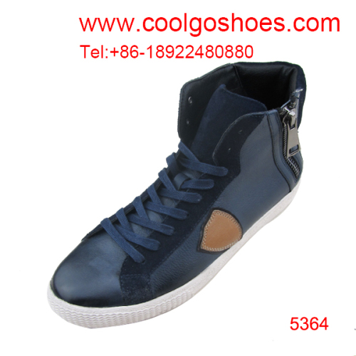 casual sport factory lace up leather men boots