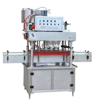 FXZ-6B Full-automatic In-line Plastic Bottle Cap Screwing Machine(with cap sending mahcine)