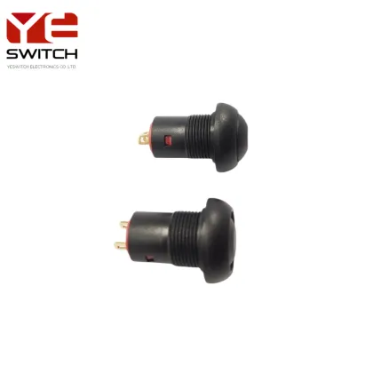 YESWITCH 12mm IP67 Automotive Self-lock Pushbutton Switch