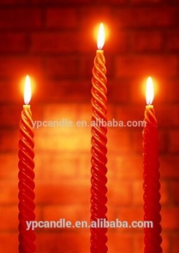 Good Price Factory Colorful Paraffin Wax Tapered Thread Candle