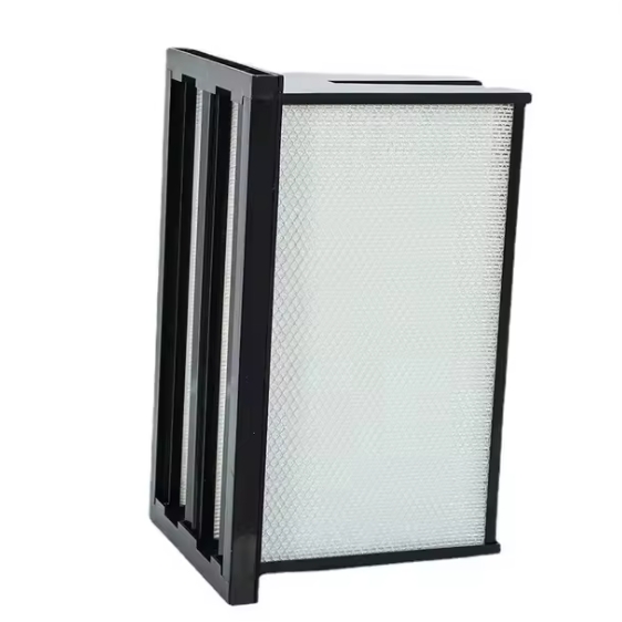 V Type high-efficiency filter ABS Plastic Frame F8 F9 V Bank Filter