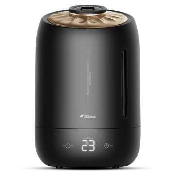 Factory Direct Selling Black Mute Air Humidifier with 5L Capacity for Home