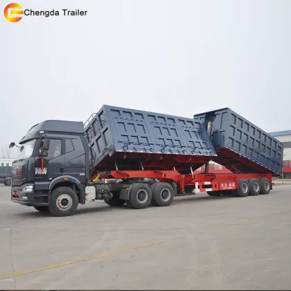 3 Axles Utility Trailer Side Wall Trailer