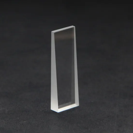 Optical Sapphire Crystal Prism Wedge K9 Glass Prism Lens with AR Coating