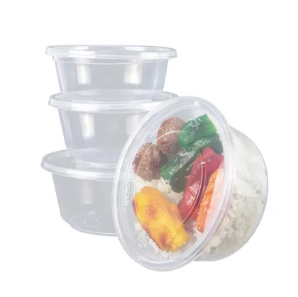 Disposable Fast Food Plastic Containers for Meal Packaging