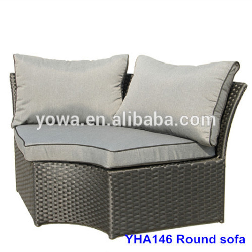 GARDEN LOW PRICE FLAT WICKER ROUND SOFA