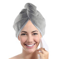 Microfiber hair towel wrap for drying