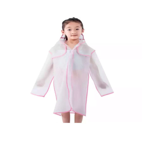 Manteau imperméable transparent pour enfant