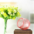 Red Round Colored Cloudy Casther Solder Glass Cup