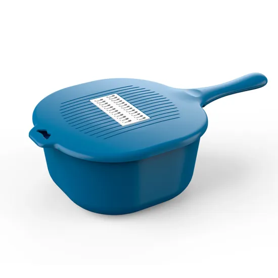 Multi-functional Kitchen Gadgets Manual Vegetable Chopper And Grater With Drain Basket Slicer