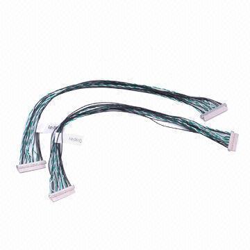 LVDS cable assembly, RoHS Directive-compliant