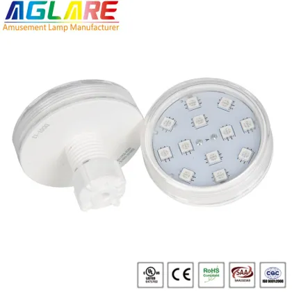 AC24V LED Point Lamp for Amusement Rides | Cabochon LED Amusement Light for Fairgrounds