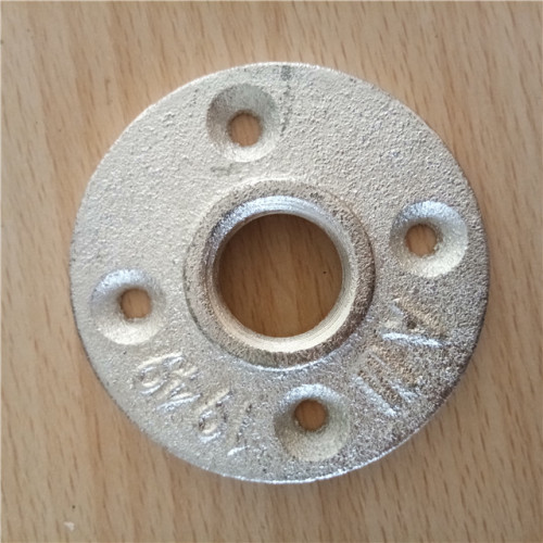 flange de piso de ferro maleável galvanizado e maleável