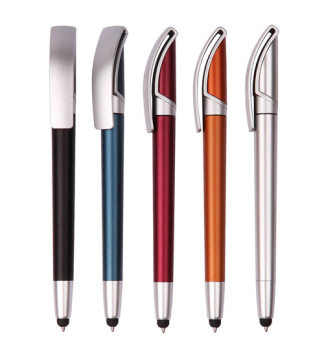 Double clip stylus pen