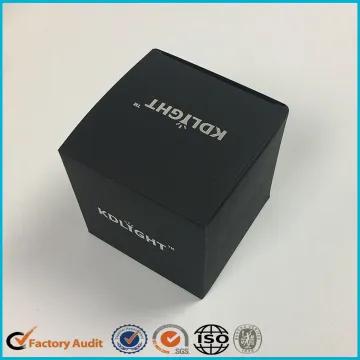 Cosmetics Boxes For Skincare Package in Black