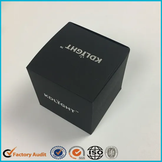 Cosmetics Boxes For Skincare Package in Black