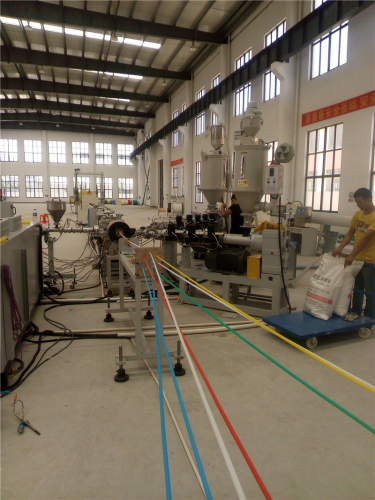 HDPE micro duct bundle hose pipe extrusion line