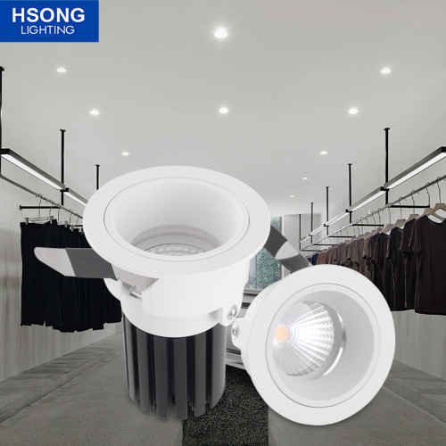 7w 12w embedded COB downlight for project housing