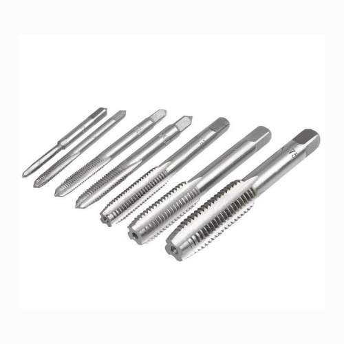 8pcs Maschinenhandschraubengewinde Taps eingestellt