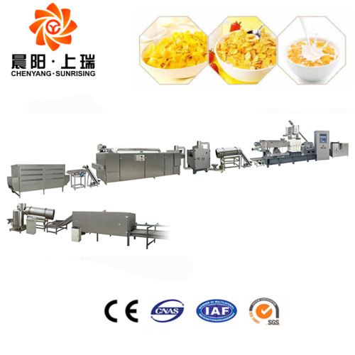 Cornflakes machine line breakfast cereal making machine