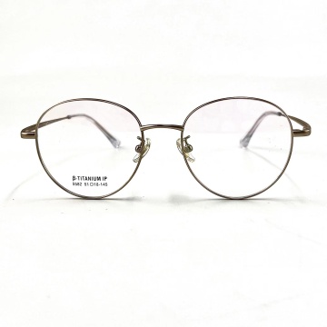 Funky Unbreable Lightweight Gold Glasses Frame