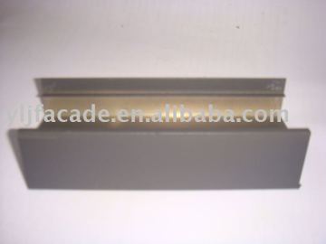 aluminum profile in powder coating slide inward or outward
