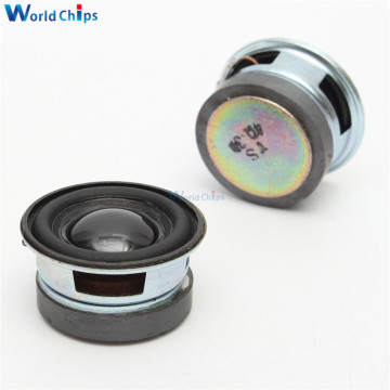 2PCS A lot Acoustic Speaker 4 Ohm 3W 40MM Speaker 36MM External Magnetic Black Hat PU Edge Acoustic Components