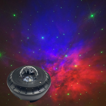 360 Degree Romantic Room Rotator: Christmas Moon Star Sky Projector Night Light