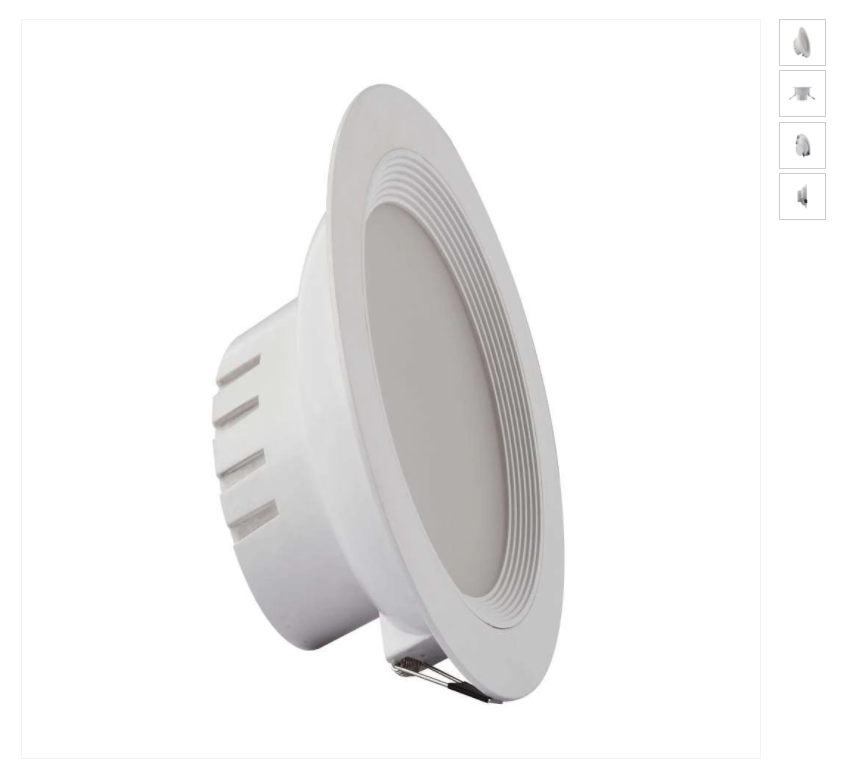 Umweltfreundliches LED-Downlight im Innenbereich