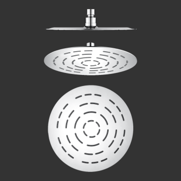 Conception de motif WiFi Sus304 Peste de douche ronde