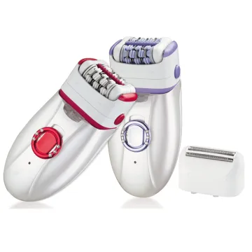 Rechargeable Waterproof Electric Hair Remover for Women - Beauty Set Lady Epilator Facial Trimmer Razor Cleaner