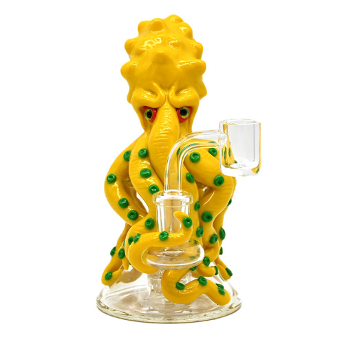 3D Cartoon animals Dab Rigs with 3D octopus