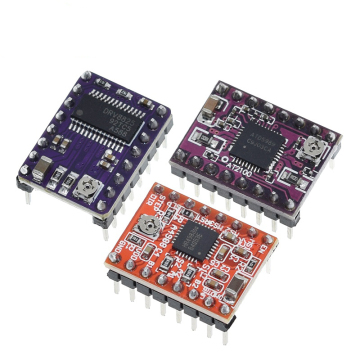 Pièces de l'imprimante TZT 3D - Bénéfice de moteur pas à pas en étapes A4988 DRV8825 avec dissipateur de chaleur pour rampes de reprap 1.4