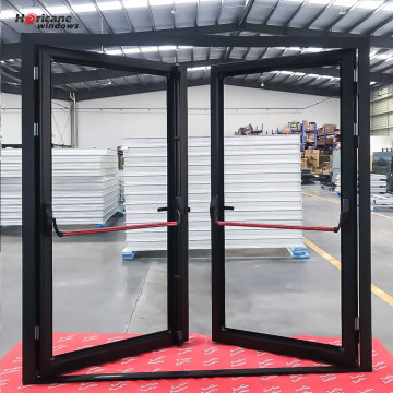 NOA Commercial Door Safety Quick Escape Push Glass Aluminium Storefront Exterior Doors