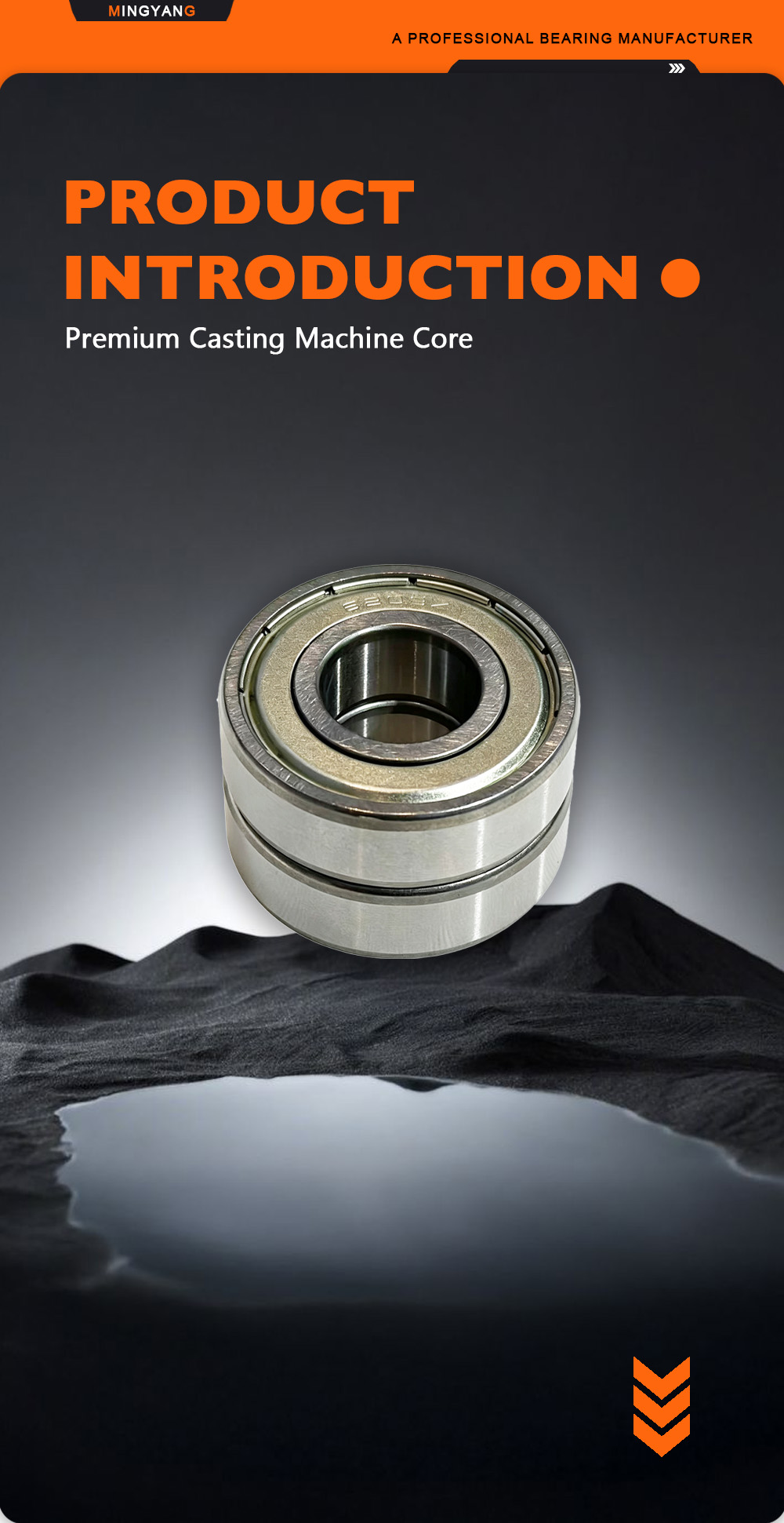 6203‑ZZ Factory‑Greased Mechanical Component Bearing x