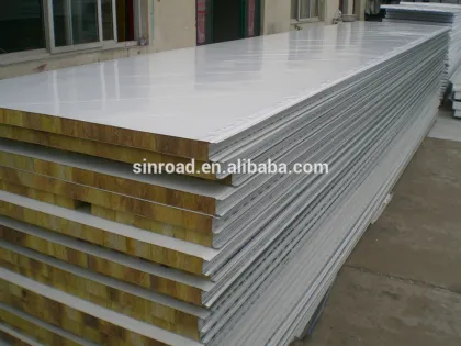 Soundproofing Rock Wool Insulation Sandwich Panel