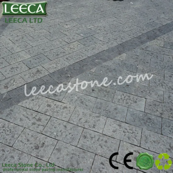 Natural tumbled plaza paving stone